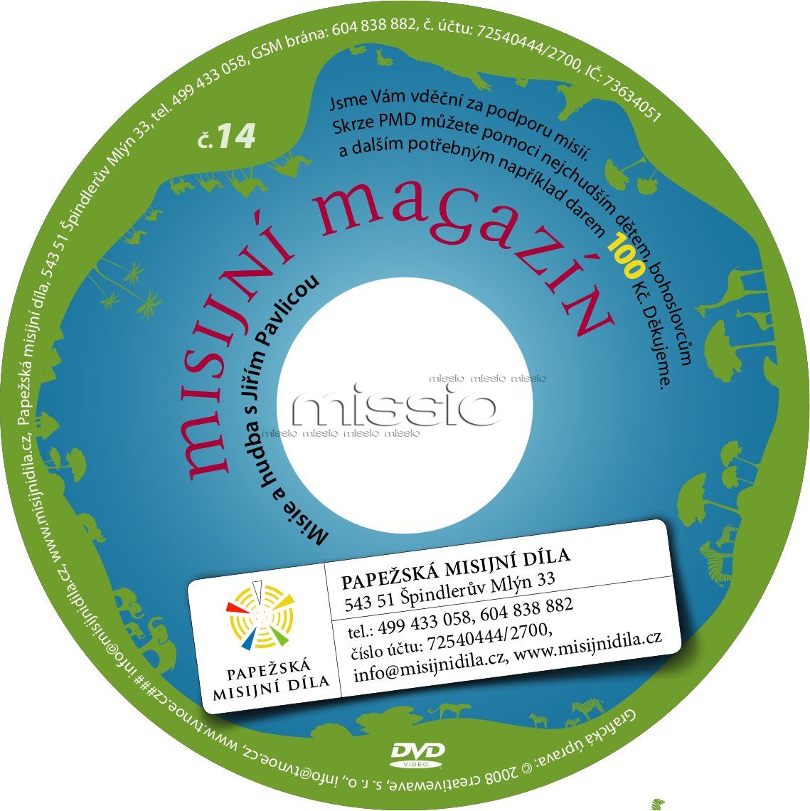 Misijní magazín 14 Misie a hudba s Jiřím Pavlicou