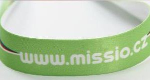 Šňůrka na krk Missio - zelená