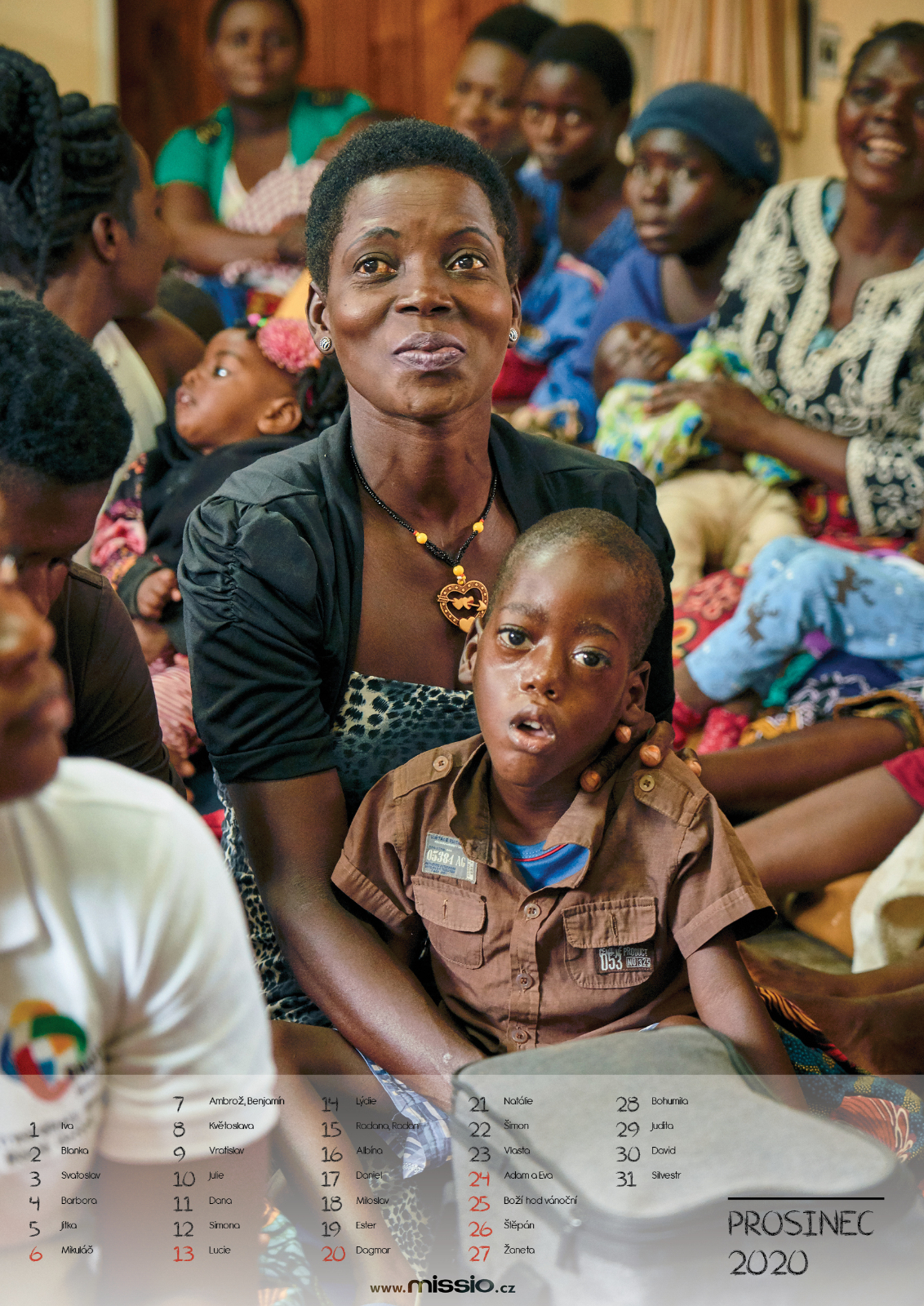 Nástěnný kalendář Úsměvy Malawi 2020 - Obrázek 2