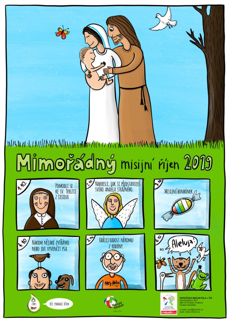 Kalendář pro děti Mimořádný misijní měsíc říjen 2019