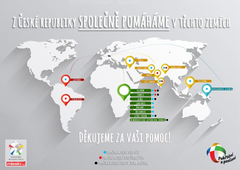 Společně s Vámi pomáháme v 17 zemích světa