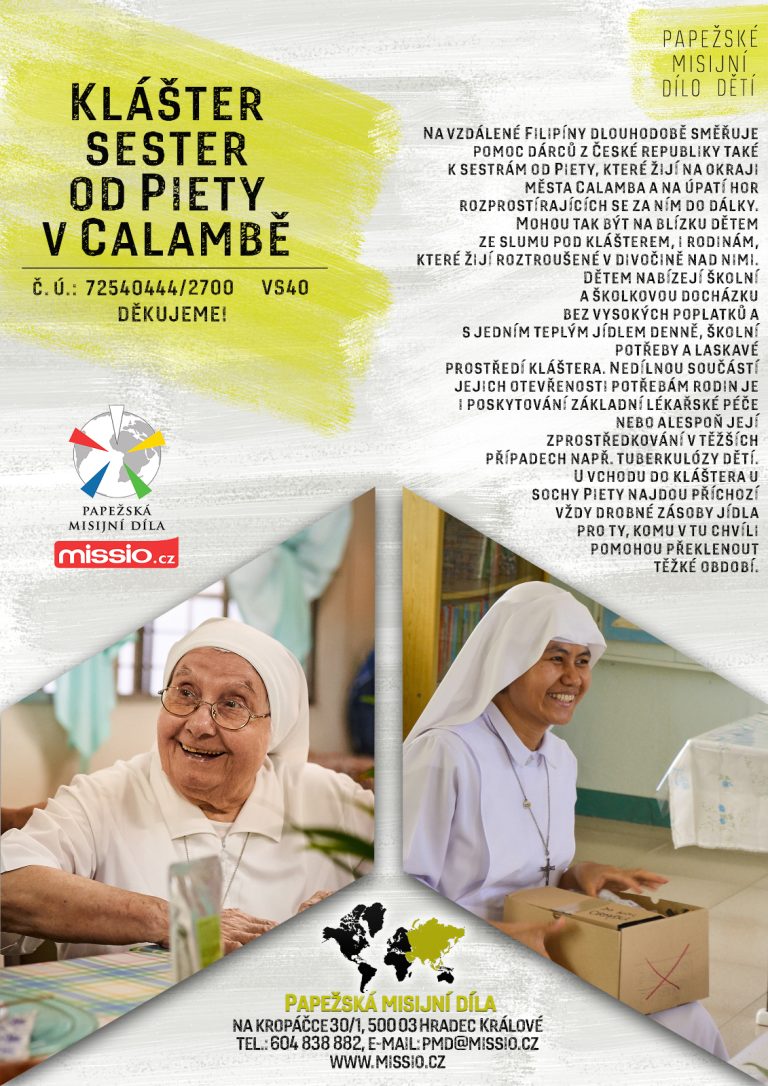 Klášter sester na Filipínách pomáhá s českými dárci těm nejmenším