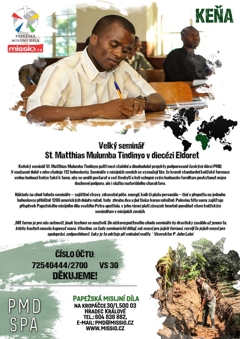 Projekt měsíce května – Velký seminář St. Matthias Mulumba Tindinyo v Keni