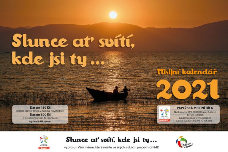 Misijní kalendář 2021 Slunce ať svítí, kde jsi ty