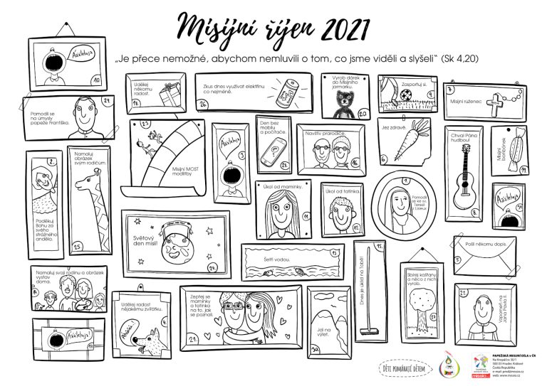 Kalendář pro děti Misijní říjen 2021