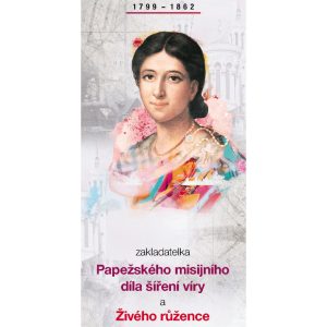Záložka s modlitbou k Pauline Jaricot