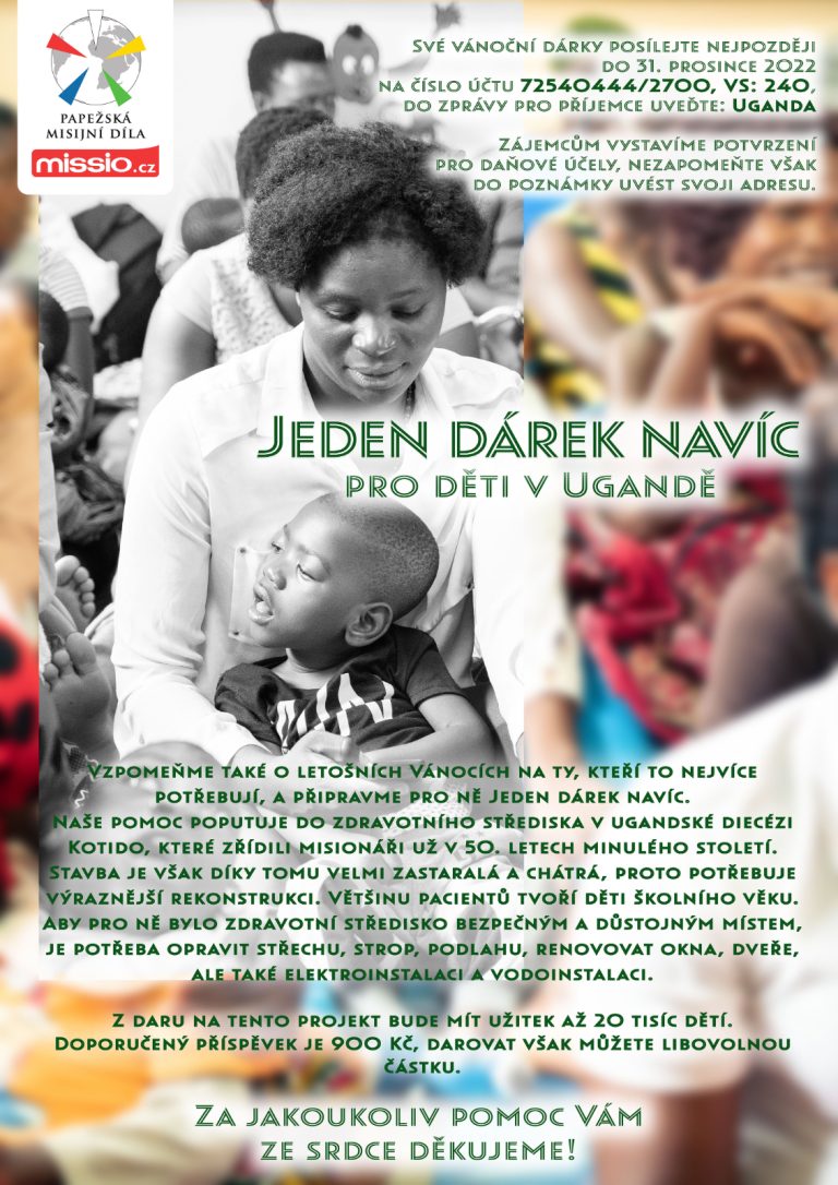 Jeden dárek navíc 2022 pro děti v Ugandě