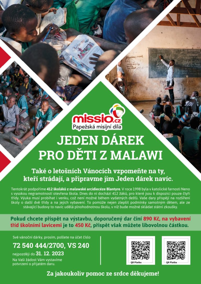 Jeden dárek navíc 2023 pro děti v Malawi