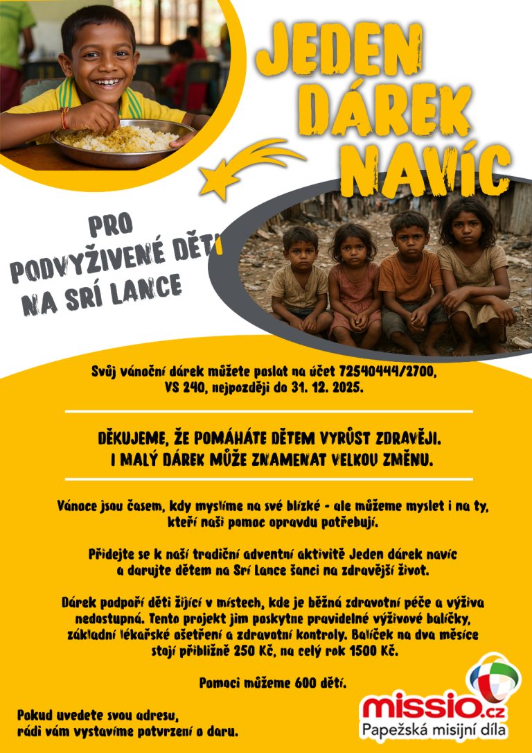 Jeden dárek navíc pro podvyživené děti na Srí Lance