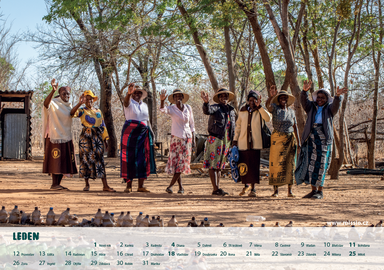 Nástěnný kalendář Zimbabwe 2026 - Obrázek 4