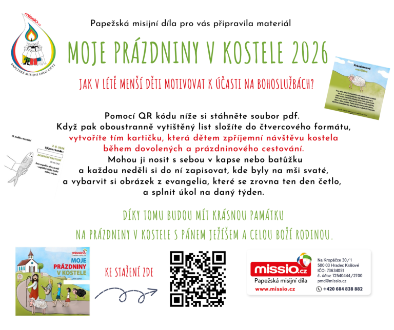 Moje prázdniny v kostele 2026